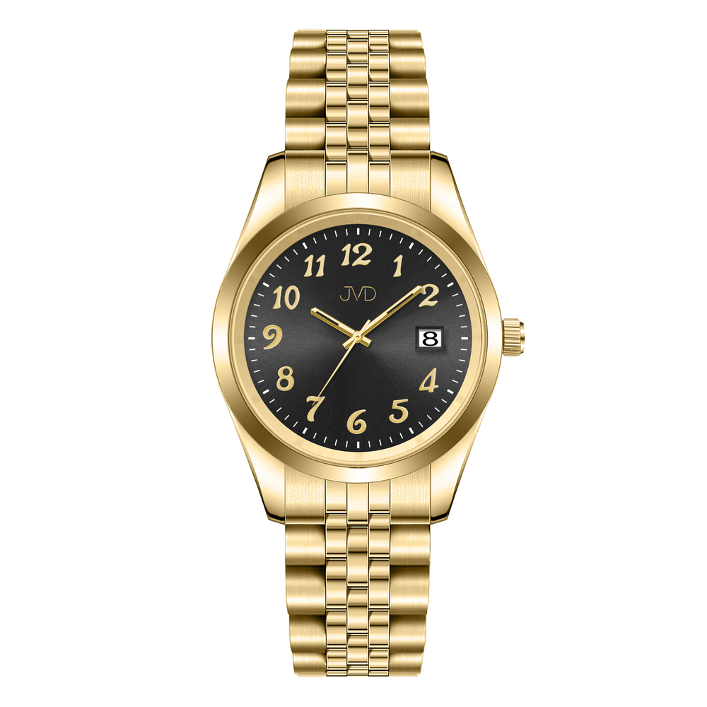 JVD Dámské zlacené módní designové náramkové hodinky JVD JZ216.3