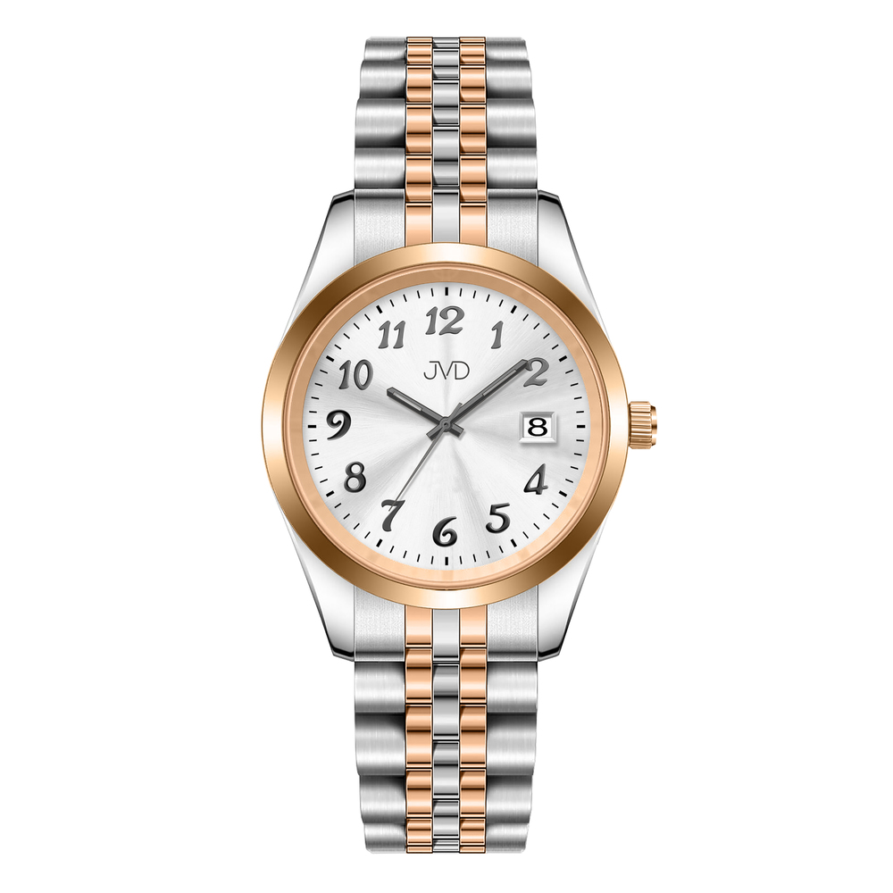 JVD Dámské rose gold módní designové náramkové hodinky JVD JZ216.5
