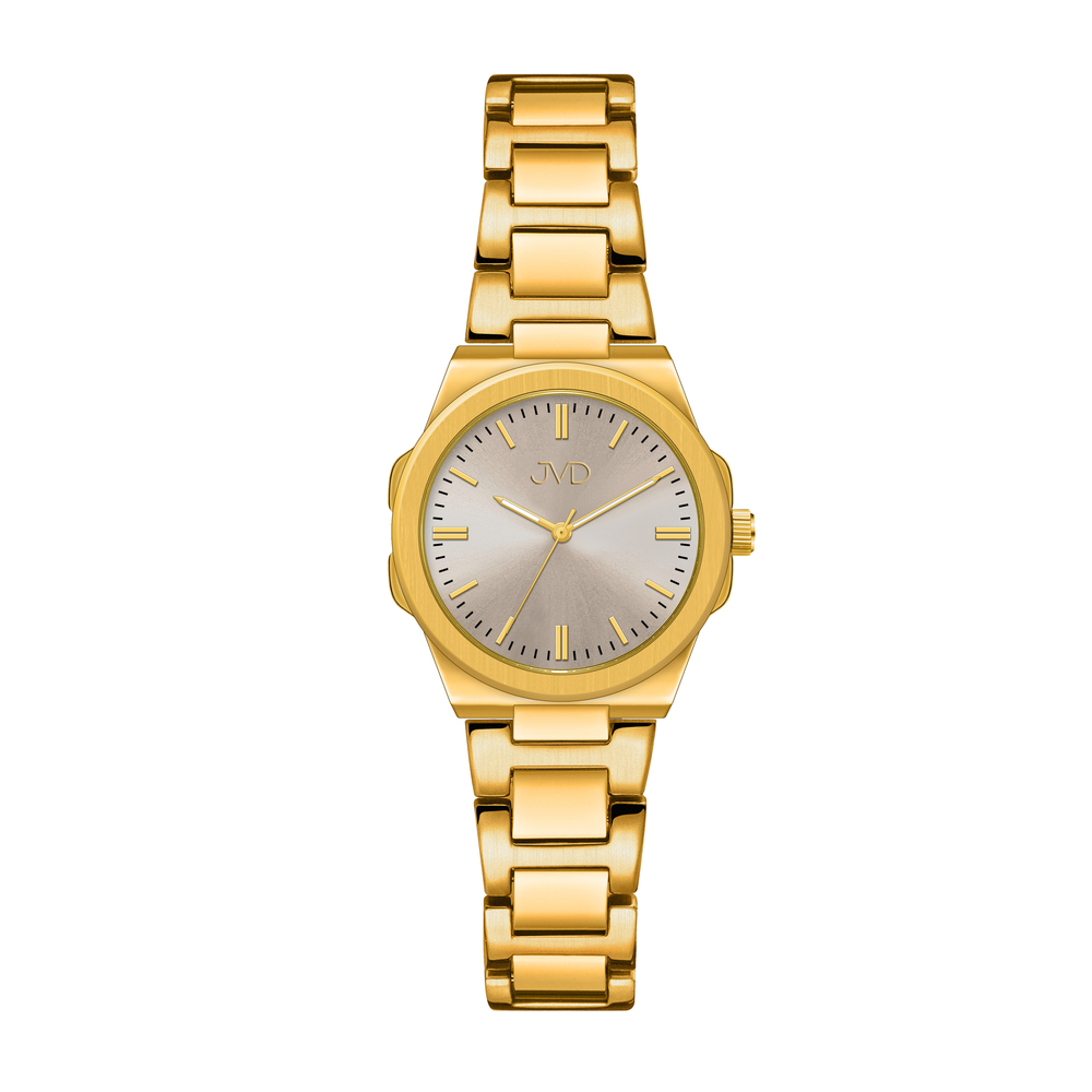 JVD Dámské zlacené designové náramkové hodinky JVD JZ215.2