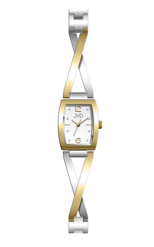  JVD Dámské ocelové zlacené náramkové hodinky JVD J4205.2