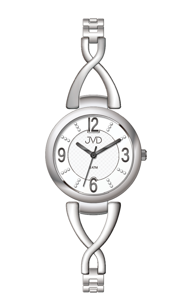  JVD Dámské ocelové stříbrné náramkové hodinky JVD J4204.2