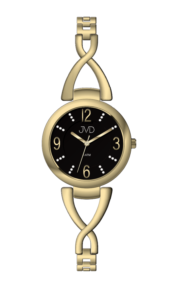  JVD Dámské ocelové zlacené náramkové hodinky JVD J4204.3