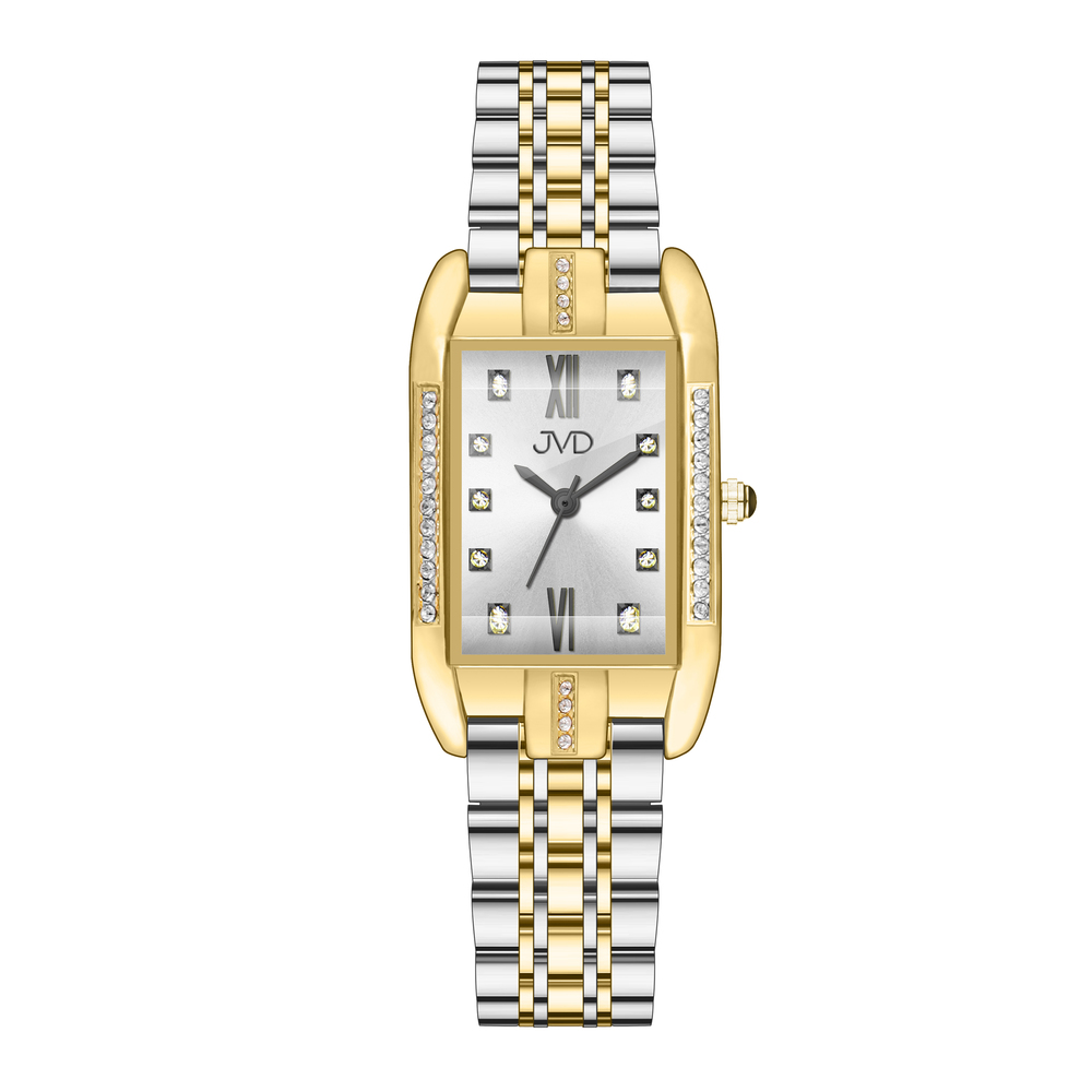 JVD Dámské zlacené módní designové náramkové hodinky JVD JZ217.5