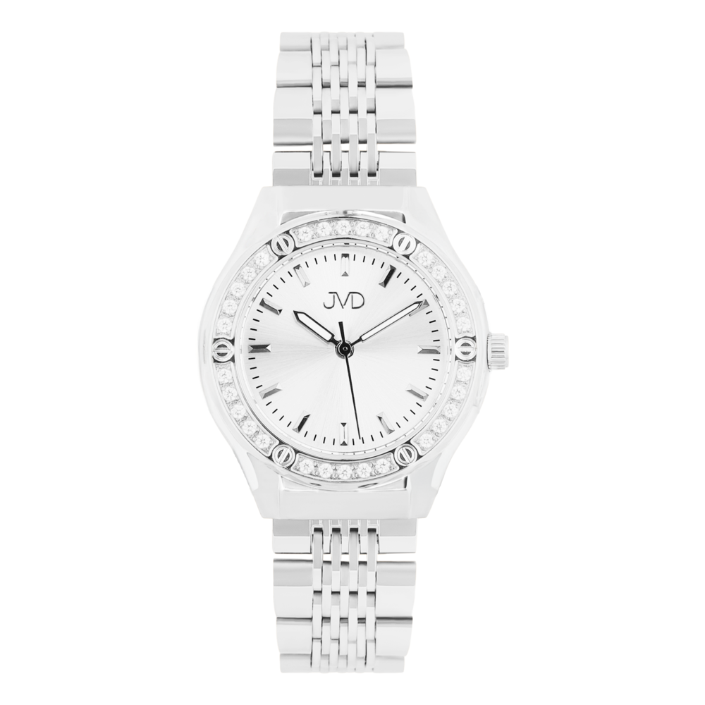 JVD Dámské stříbrné náramkové designové hodinky JVD JZ214.1