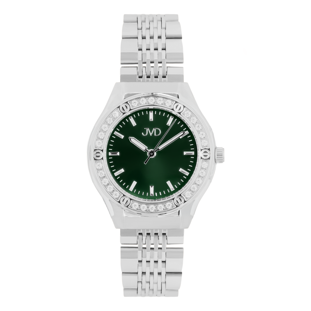 JVD Dámské stříbrné designové náramkové hodinky JVD JZ214.3
