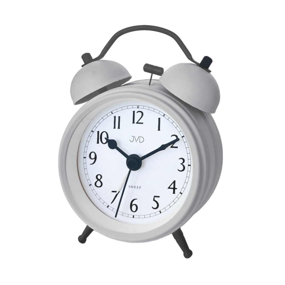 JVD Ručkový netikající budík JVD SRP2218.3 s mechanickým zvoněním