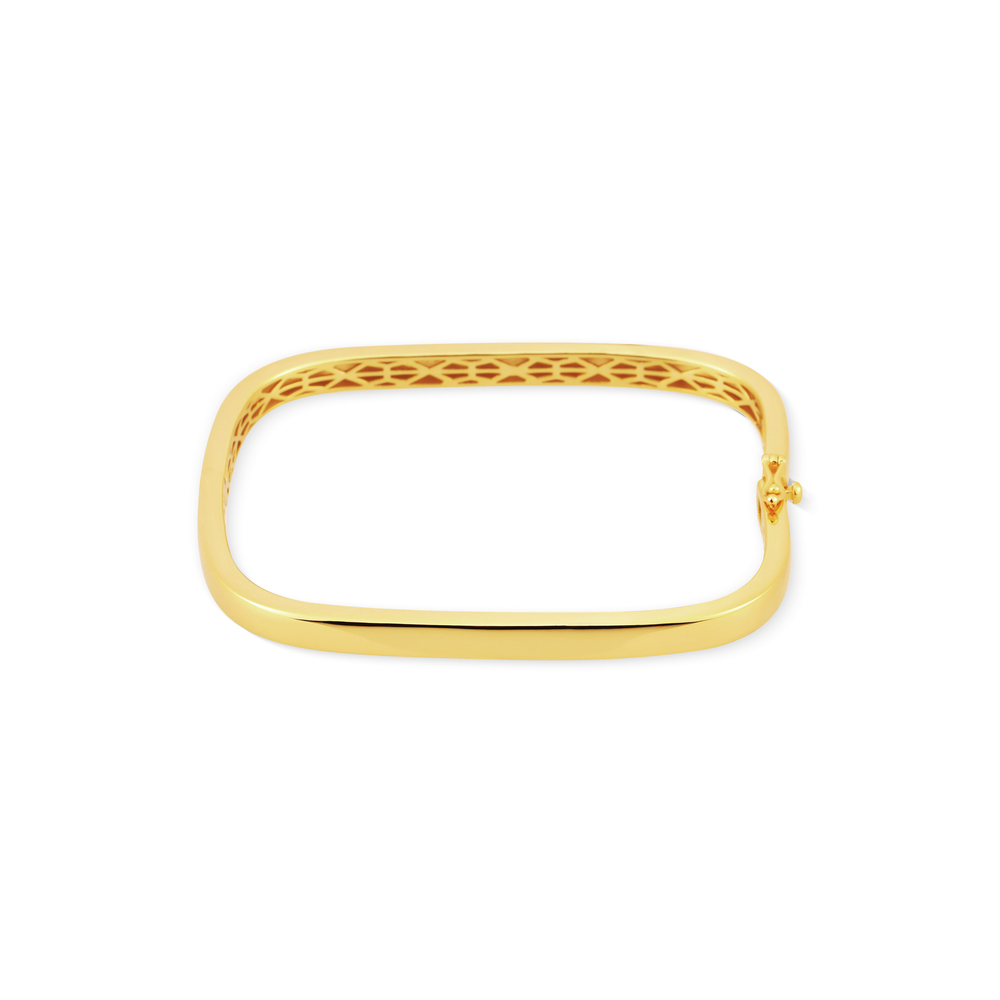  JVD Dámský stříbrný pozlacený mohutný náramek SVLB0571XJ4GO00