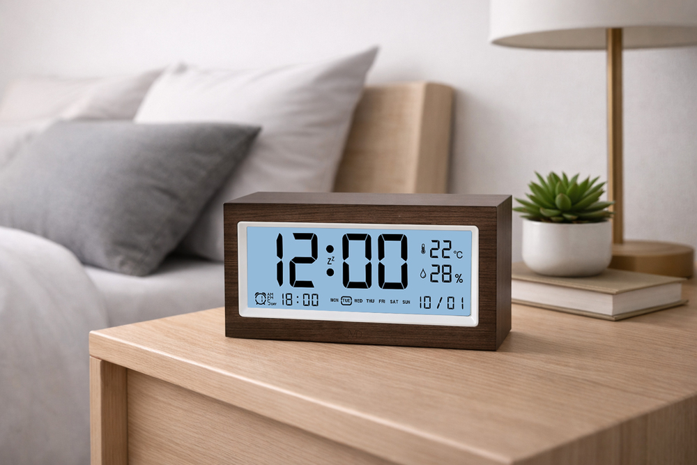 Budík svítící JVD SB2896