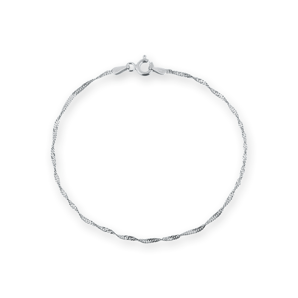  JVD Dámský stříbrný náramek ryz. 925/1000 SVLCSINGSJ12517