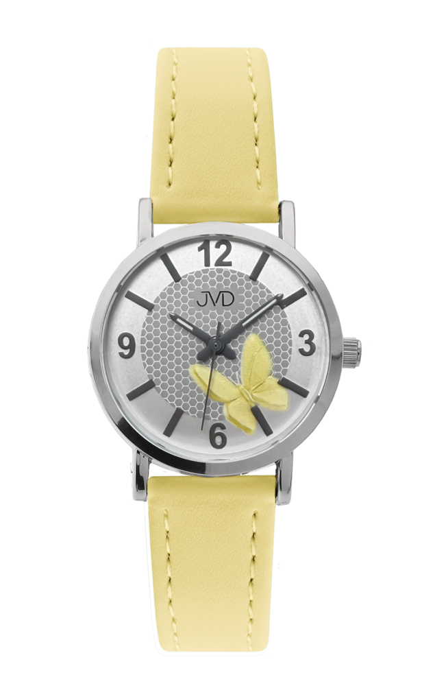 JVD Dívčí žluté náramkové hodinky JVD J7148.27