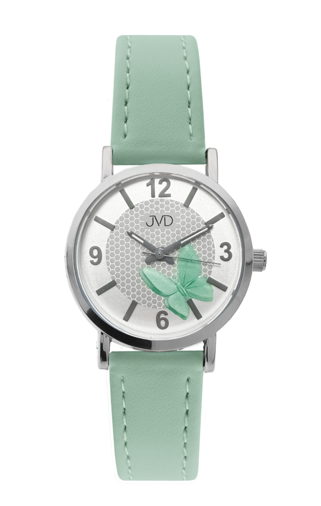 JVD Dívčí zelenkavé náramkové hodinky JVD J7148.26